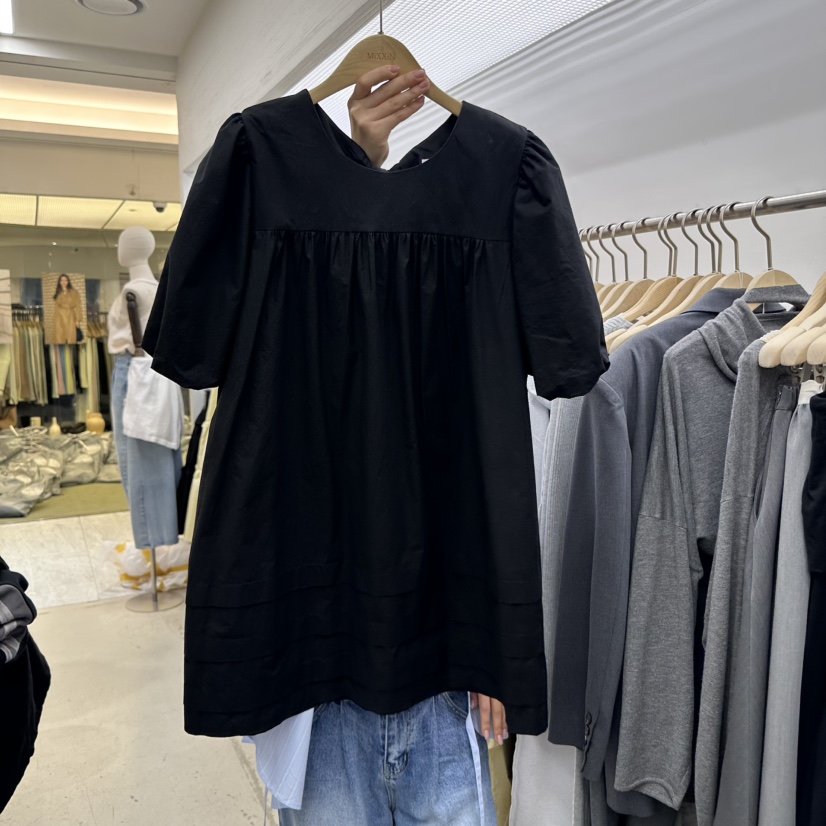 MIXXIN直郵韓國代購㊣女裝新款25春夏推薦熱賣休閑職業連衣裙MIXXIN連衣裙圖色1