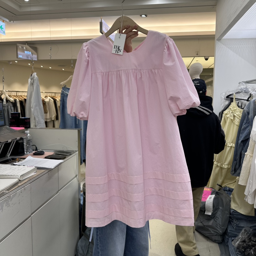 MIXXIN直郵韓國代購㊣女裝新款25春夏推薦熱賣休閑職業連衣裙MIXXIN連衣裙圖色3