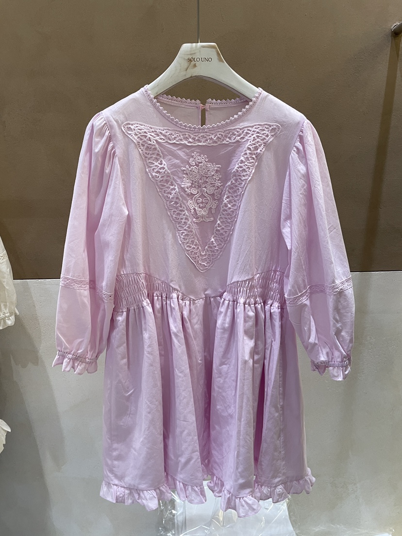 SOLOUNO韓國直郵㊣東大門實拍女裝新品職業休閑推薦熱賣連衣裙SOLOUNO連衣裙圖色2