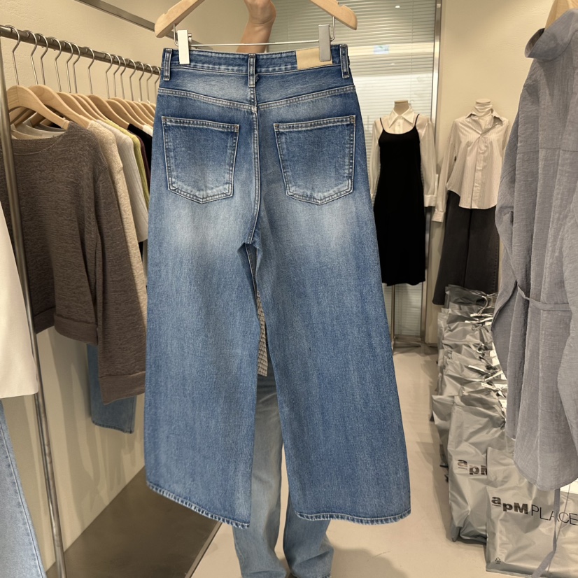 PLAMM韓國㊣直郵東大門代購女裝新品職業25春夏時尚推薦牛仔褲PLAMM牛仔褲