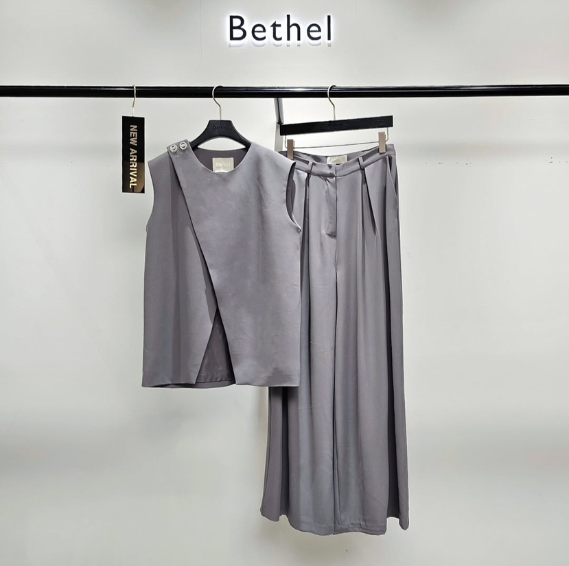 BETHEL直郵韓國代購㊣女裝新品推薦職業熱賣休閑時尚套裝套裝BETHEL套裝圖色2