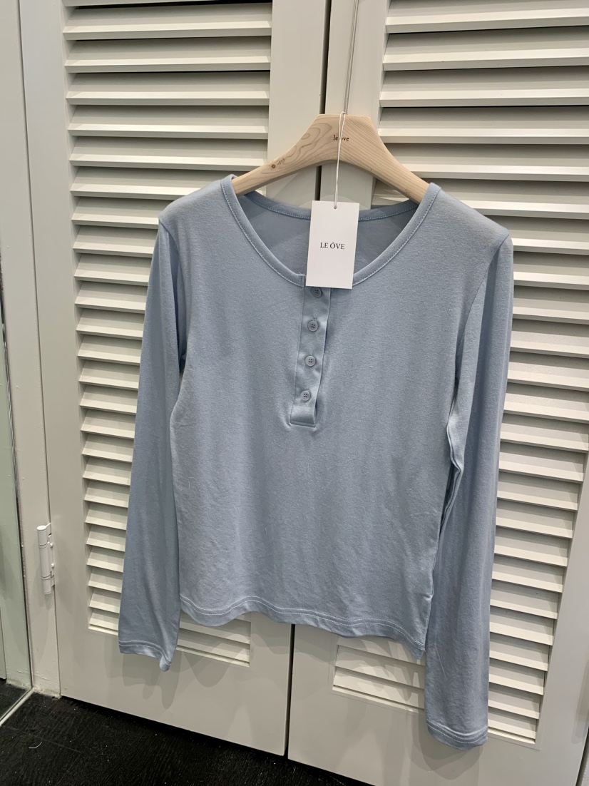LE OVE/VERDI韓國直郵㊣東大門實拍女裝新品休閑推薦長袖T恤LE OVE/VERDI長袖T恤