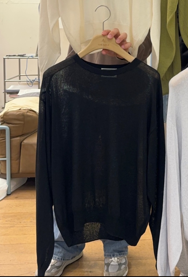 THE ABLE直郵韓國代購㊣女裝新款熱賣推薦時尚25春夏長袖T恤THE ABLE/TA長袖T恤圖色4