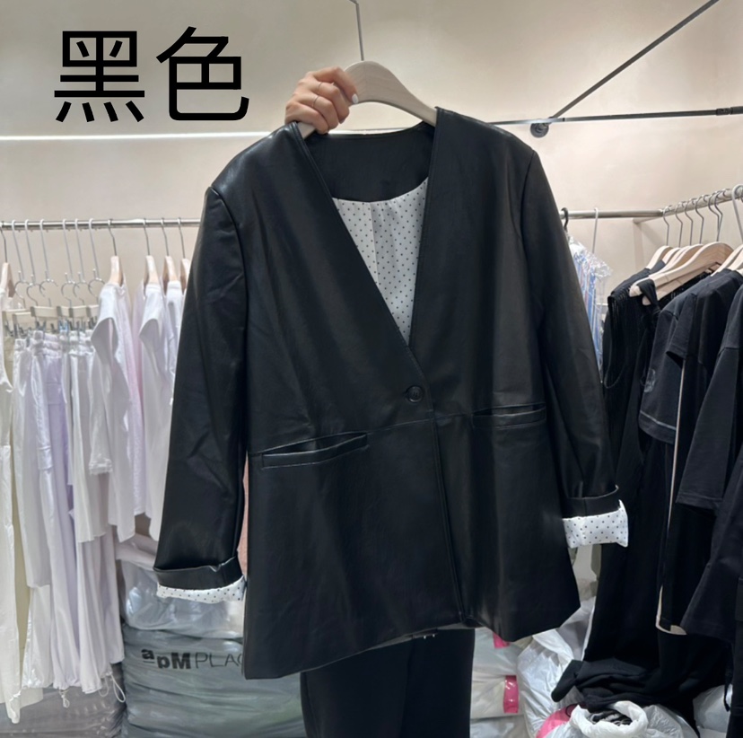 CREME BRULEE韓國㊣直郵東大門代購女裝新款人氣時尚職業夾克CREME BRULEE/DH夾克圖色2