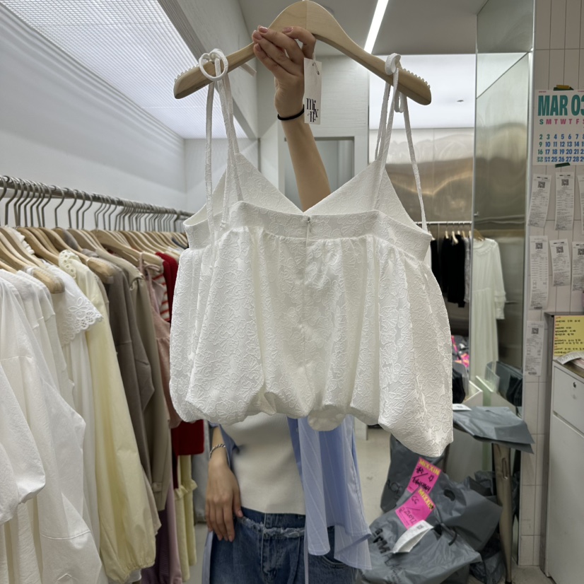 MIXXIN韓國㊣直郵東大門代購女裝新款休閑推薦職業吊帶背心MIXXIN吊帶/背心