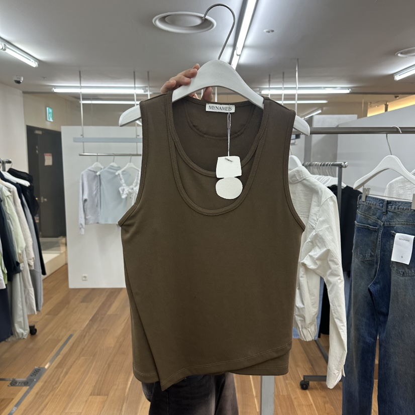 MYNAMEIS韓國直郵㊣女裝新品休閑人氣25春夏時尚職業吊帶背心MYNAMEIS吊帶/背心圖色4