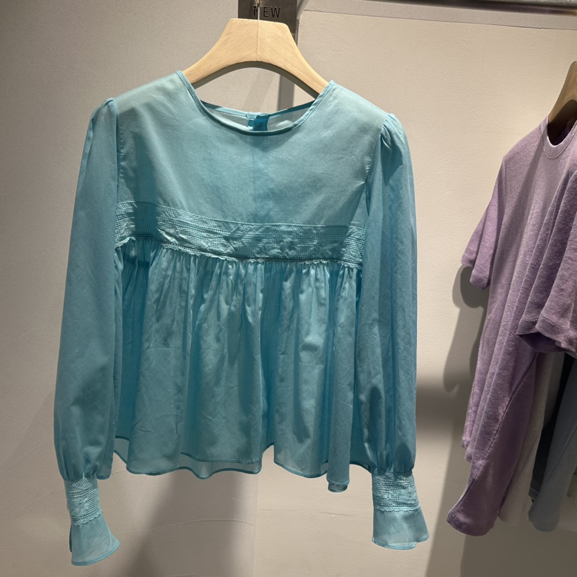 ROOM K-P韓國㊣直郵東大門代購女裝新品人氣時尚襯衫蕾絲衫ROOM K襯衫/蕾絲衫圖色2
