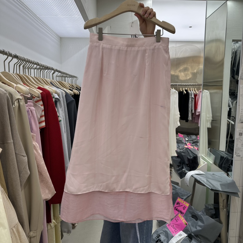 MIXXIN韓國直郵㊣東大門實拍女裝新款推薦時尚休閑25春夏長裙MIXXIN長裙圖色2
