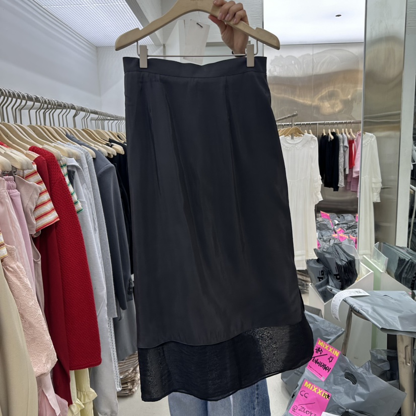 MIXXIN韓國直郵㊣東大門實拍女裝新款推薦時尚休閑25春夏長裙MIXXIN長裙圖色3
