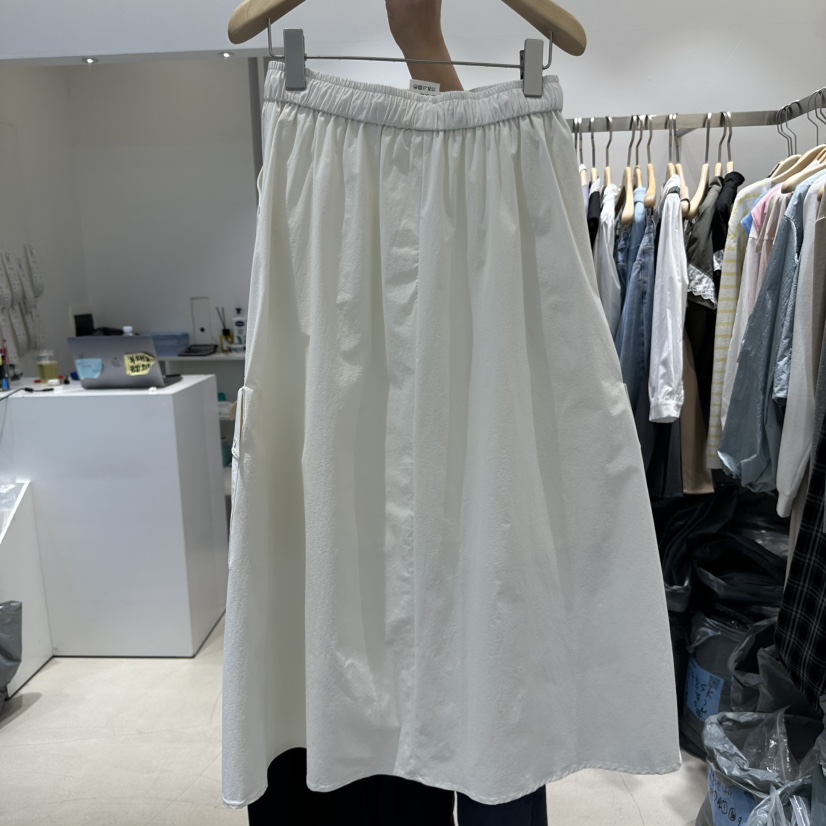 RICH SISTER韓國直郵㊣東大門實拍女裝新品人氣25春夏長裙口袋RICH SISTER長裙