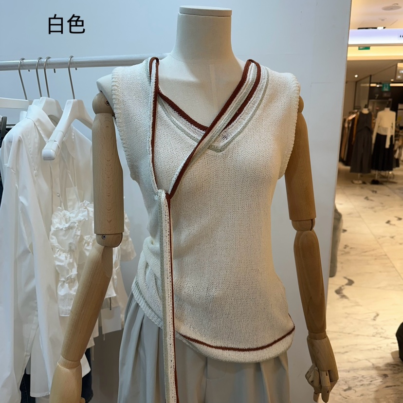 AIME HOPE MAKE韓國直郵㊣女裝新款人氣職業吊帶背心含脖帶AIME HOPE MAKE吊帶/背心圖色1
