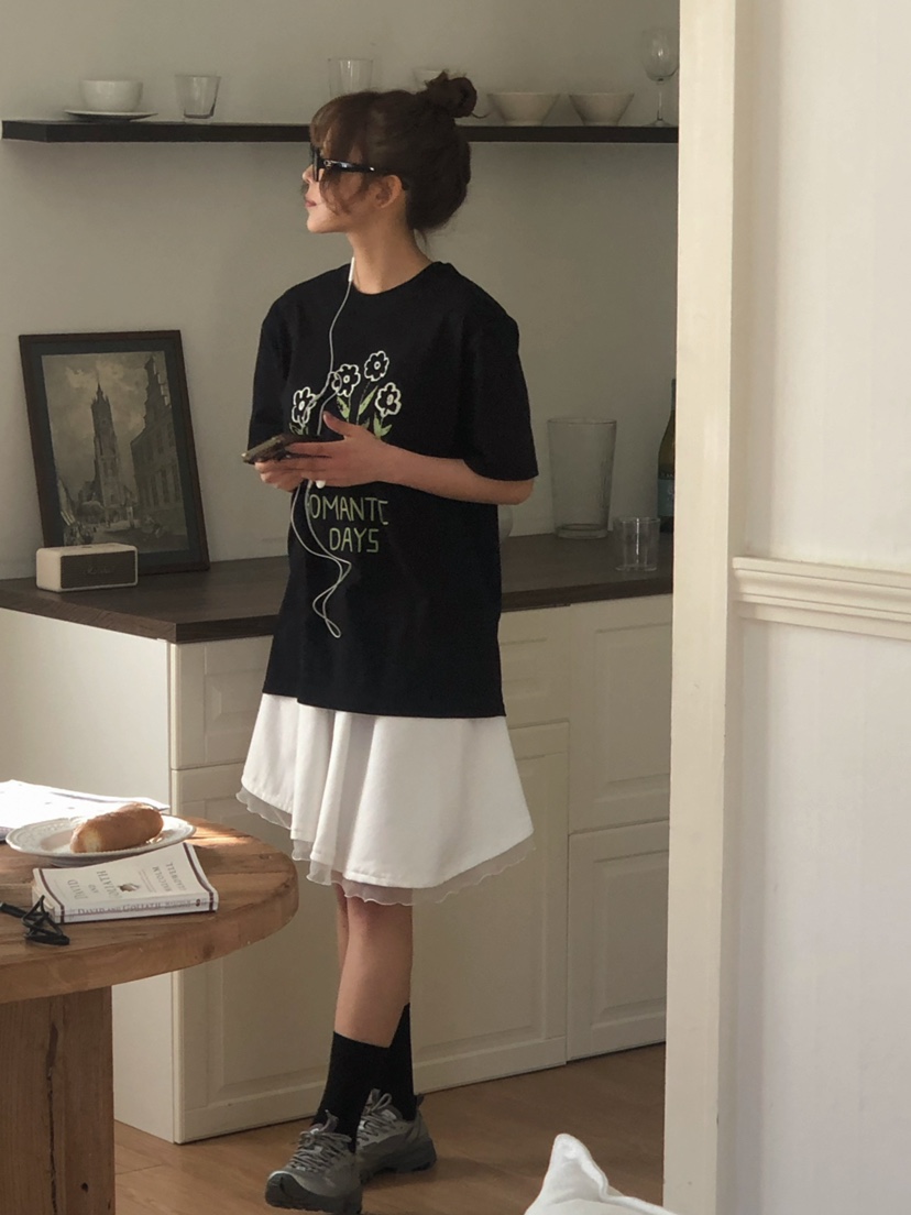 ONDO-P直郵韓國代購㊣女裝新款時尚25春夏推薦半身裙中短裙ONDO-P半身裙/中短裙