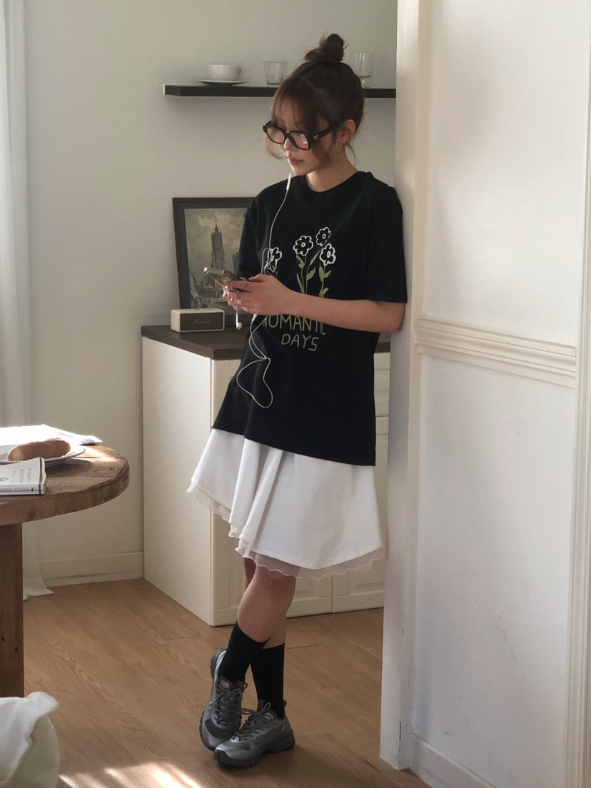ONDO-P直郵韓國代購㊣女裝新款時尚25春夏推薦半身裙中短裙ONDO-P半身裙/中短裙