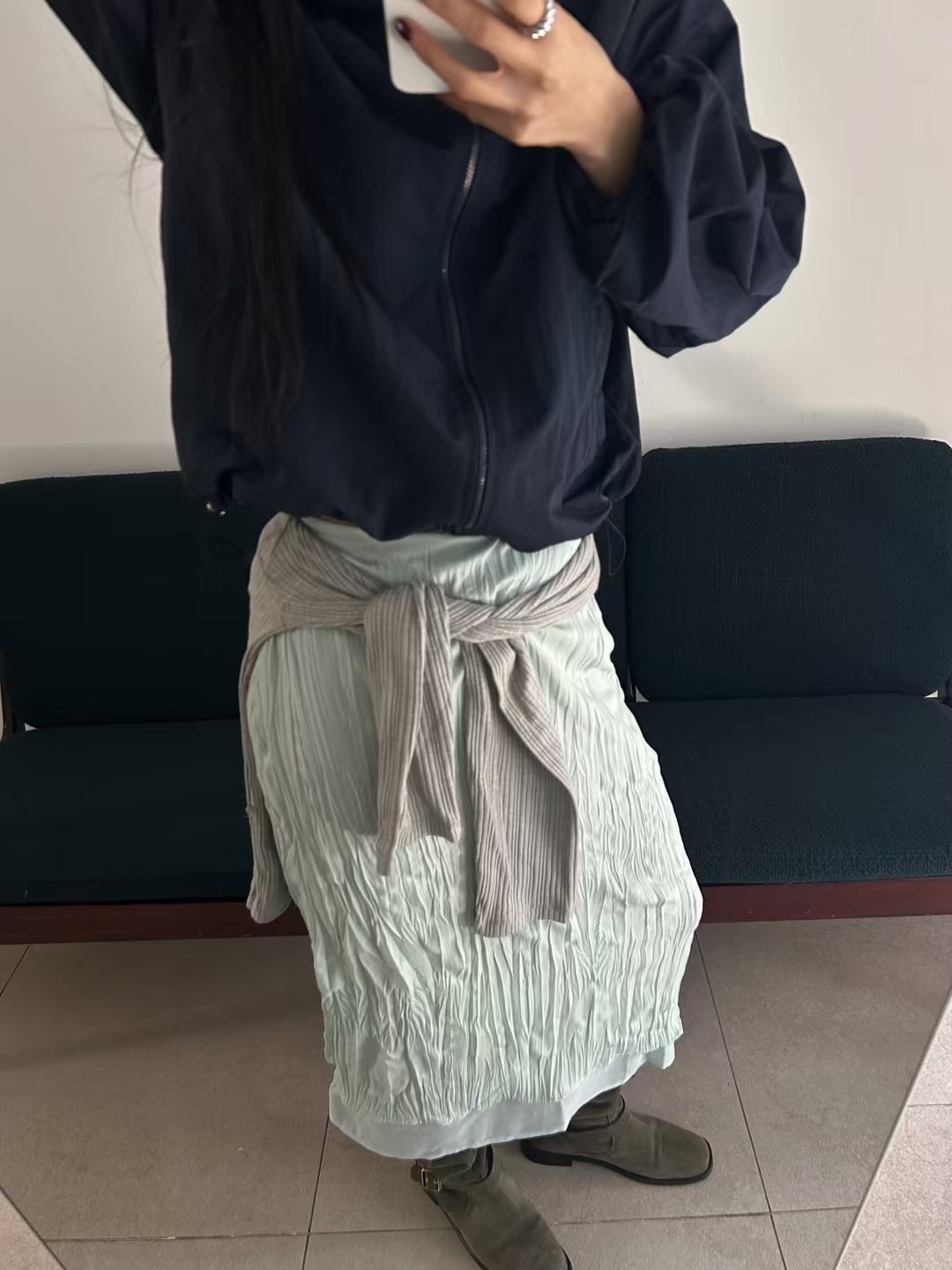 AVID東大門實拍女裝新款熱賣人氣休閑25春夏推薦半身裙中短裙AVID半身裙/中短裙