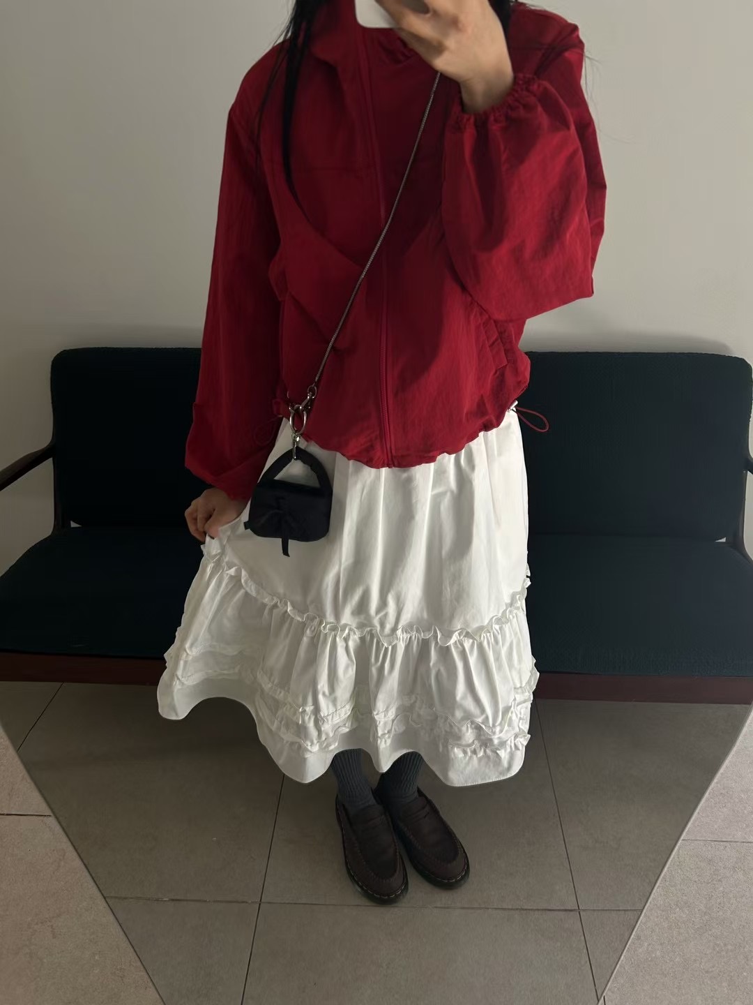 AVID東大門實拍女士新品25春夏時尚推薦休閑真品半身裙中短裙AVID半身裙/中短裙
