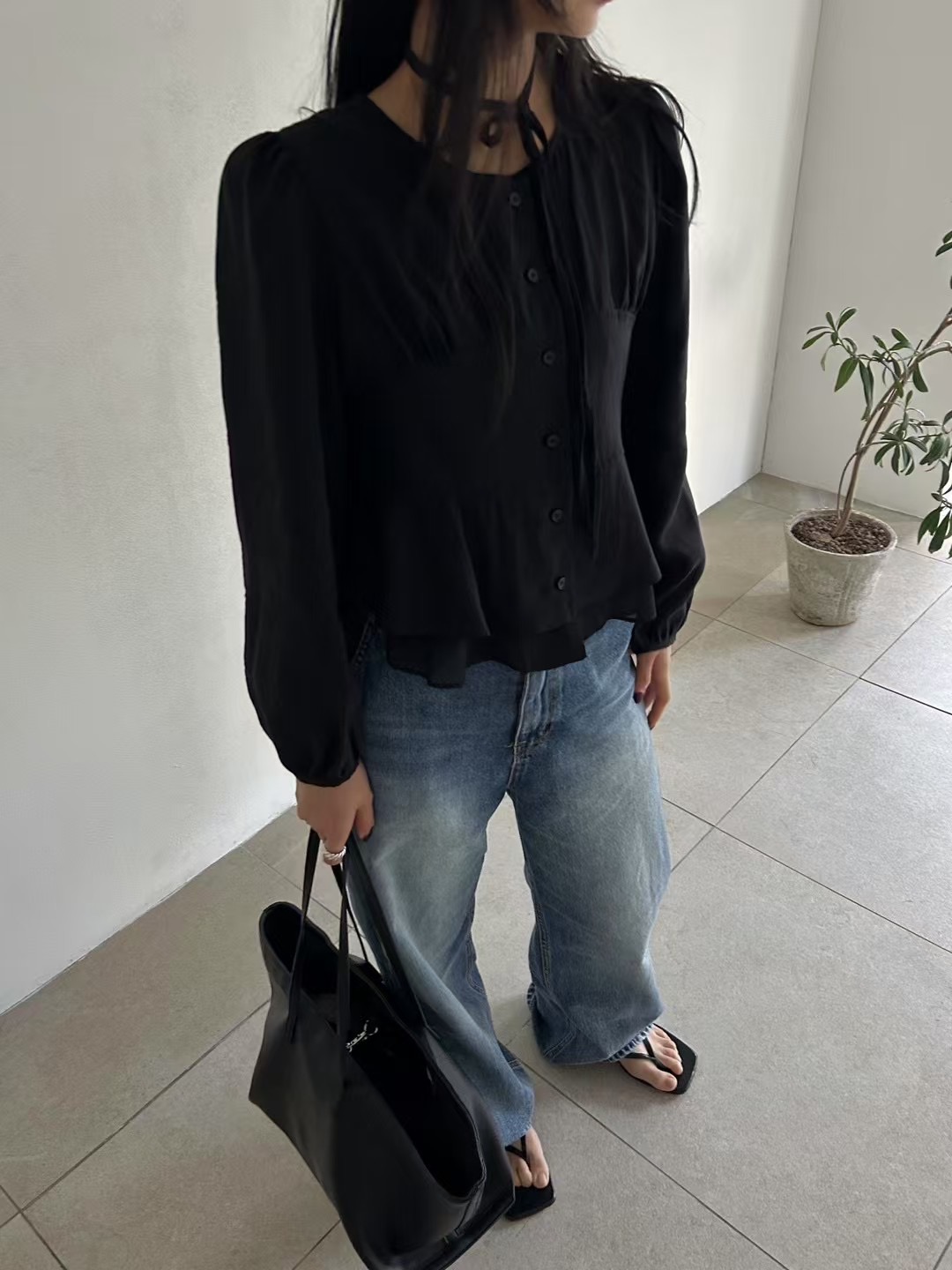 AVID韓國代購女裝新款推薦職業熱賣人氣真品休閑襯衫蕾絲衫AVID襯衫/蕾絲衫圖色3