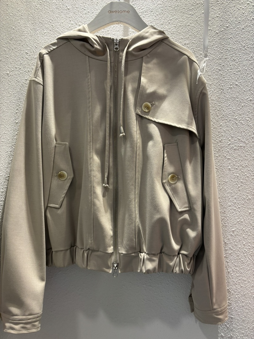 AWESOME-L東大門代購女士新品職業真品25春夏人氣夾克兜帽AWESOME-L夾克