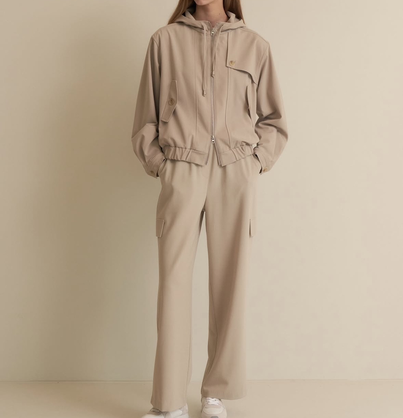 AWESOME-L東大門代購女士新品職業真品25春夏人氣夾克兜帽AWESOME-L夾克