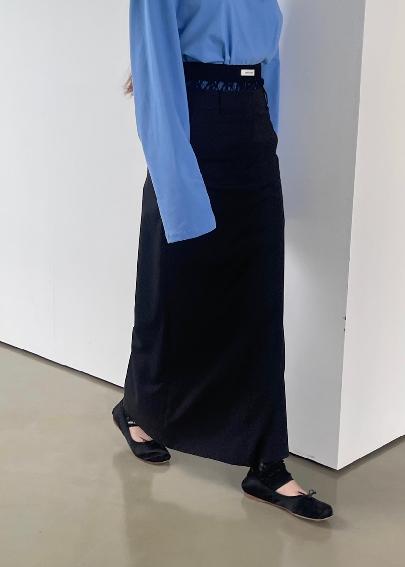 140 AVENUE韓國代購女裝新款真品休閑25春夏推薦時尚職業長裙140 AVENUE長裙