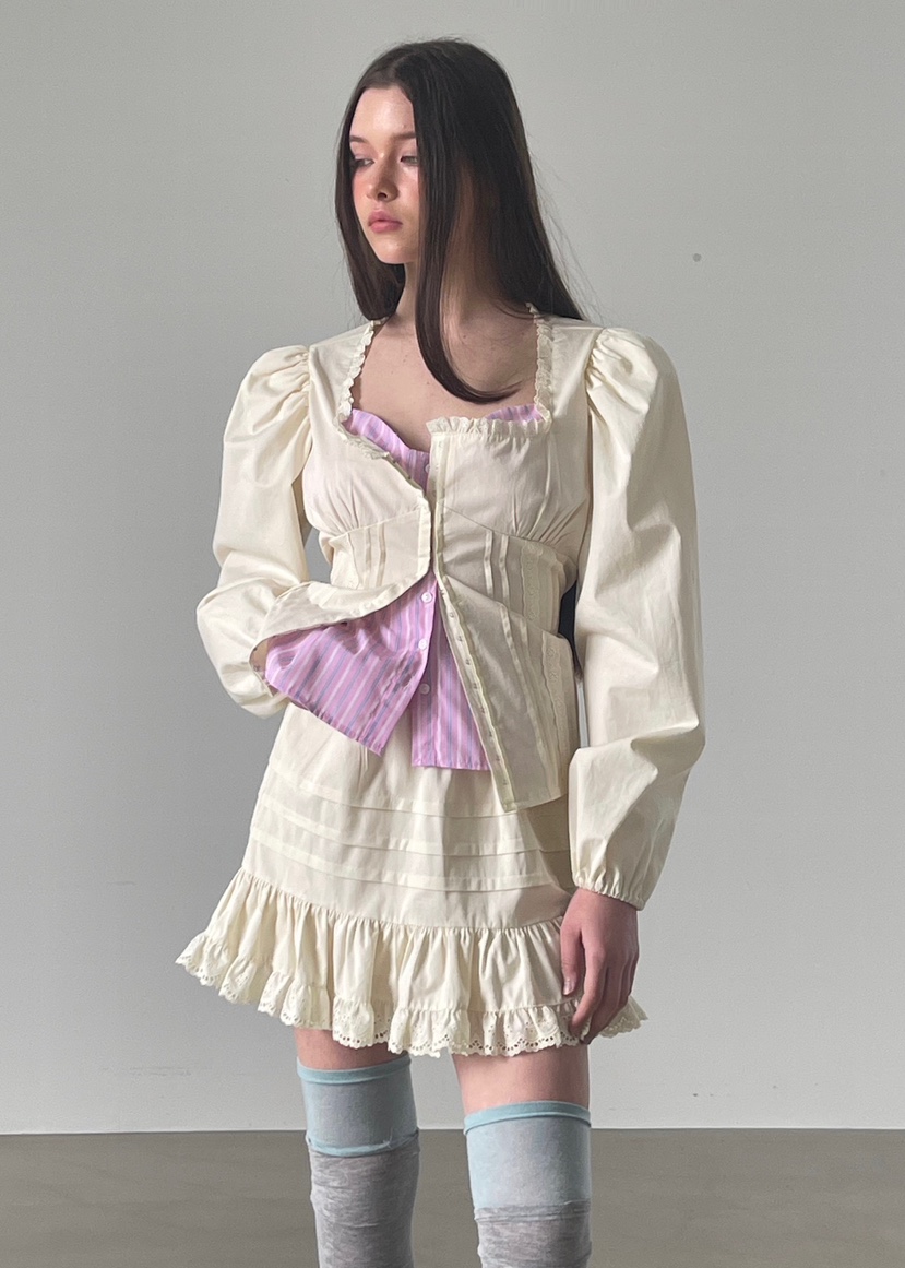 140 AVENUE東大門代購女裝新品推薦職業休閑人氣襯衫蕾絲衫140 AVENUE襯衫/蕾絲衫
