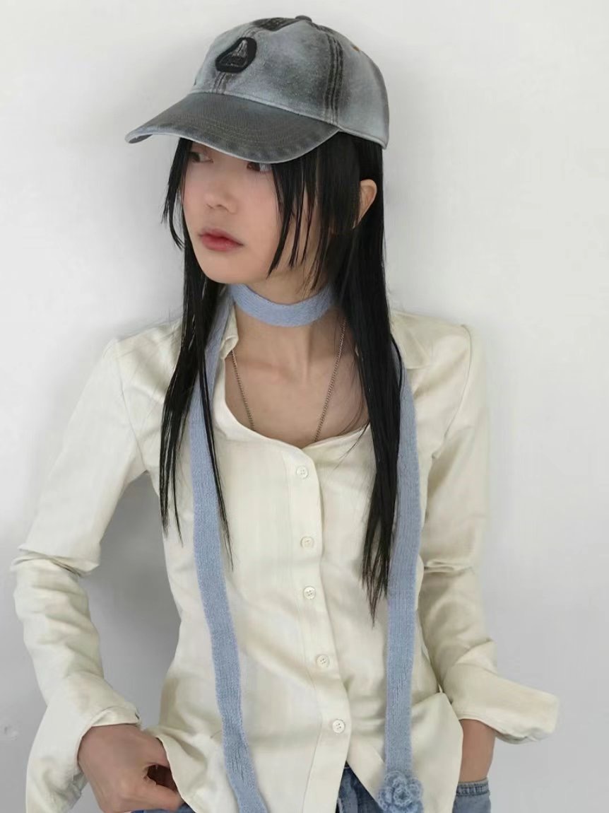 MEILLEUR韓國代購女士新款時尚真品休閑推薦襯衫蕾絲衫絨面革MEILLEUR襯衫/蕾絲衫