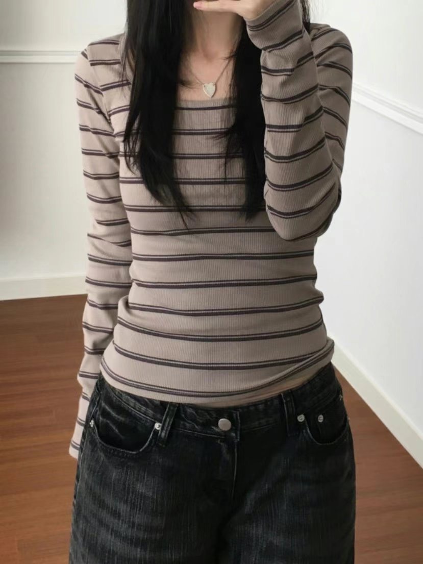 MEILLEUR韓國代購女裝新款推薦休閑真品職業熱賣時尚長袖T恤MEILLEUR長袖T恤圖色4