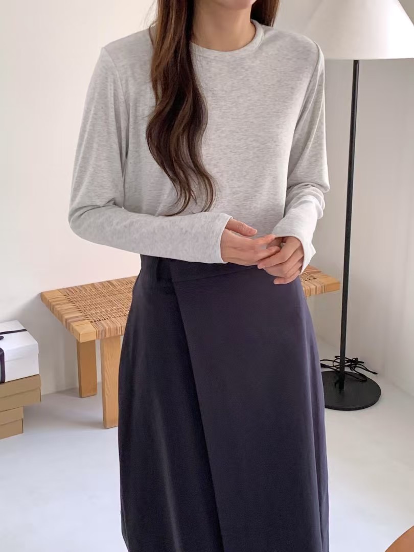 TAG韓國代購女士新品25春夏職業人氣休閑時尚真品推薦長袖T恤TAG長袖T恤