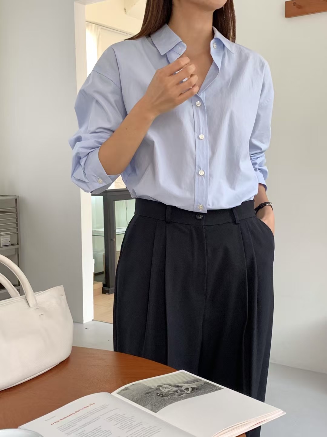 TAG韓國直郵㊣女裝新款人氣職業熱賣推薦25春夏休閑襯衫蕾絲衫TAG襯衫/蕾絲衫