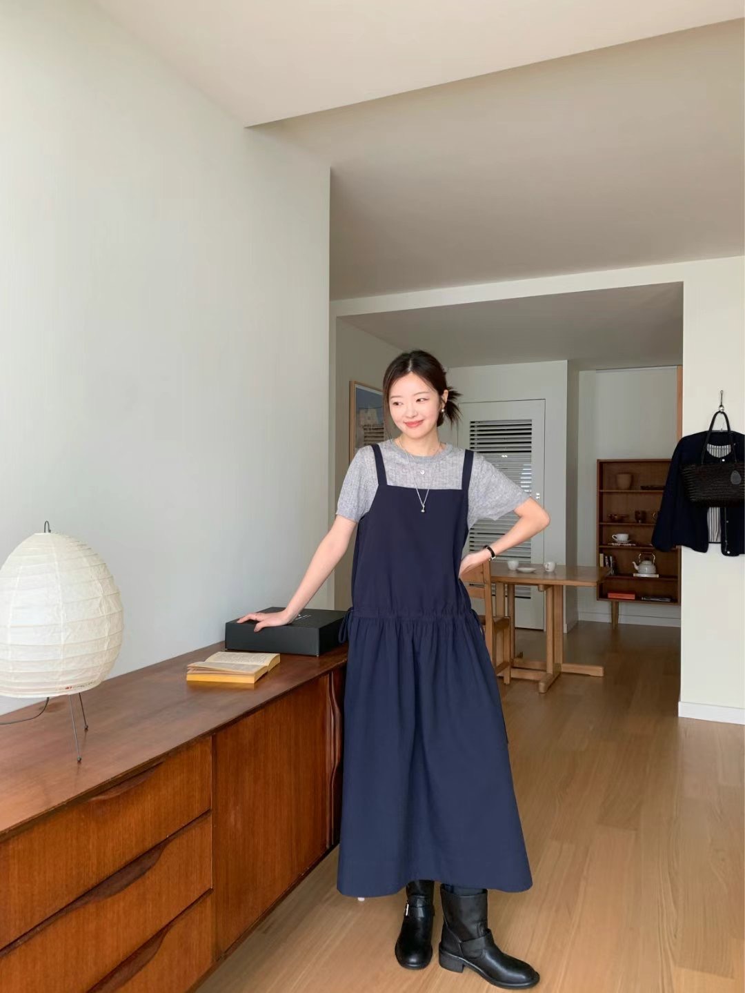 BROTE韓國直郵㊣女裝新款熱賣推薦人氣時尚25春夏連衣裙不含內搭BROTE連衣裙圖色1