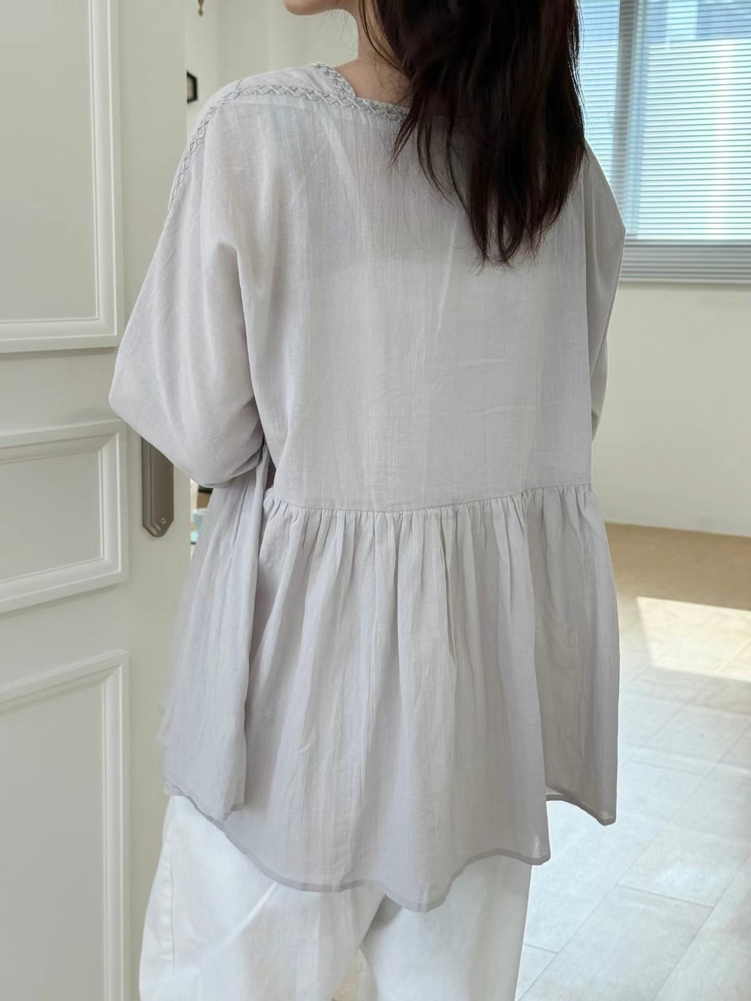 BROTE直郵韓國代購㊣女裝新品25春夏熱賣人氣推薦襯衫蕾絲衫BROTE襯衫/蕾絲衫