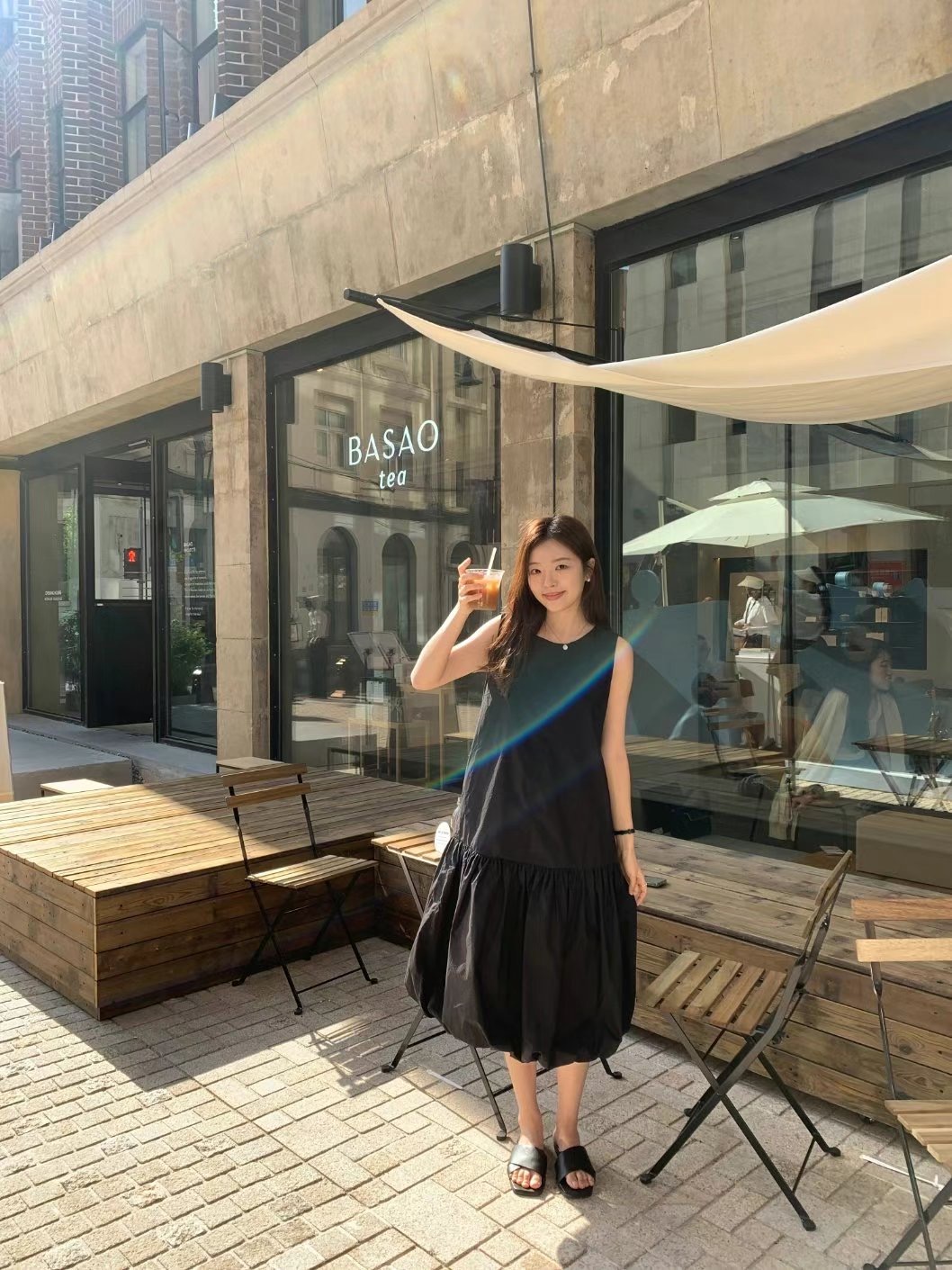 BROTE直郵韓國代購㊣女裝新款時尚25春夏推薦熱賣人氣連衣裙BROTE連衣裙圖色1