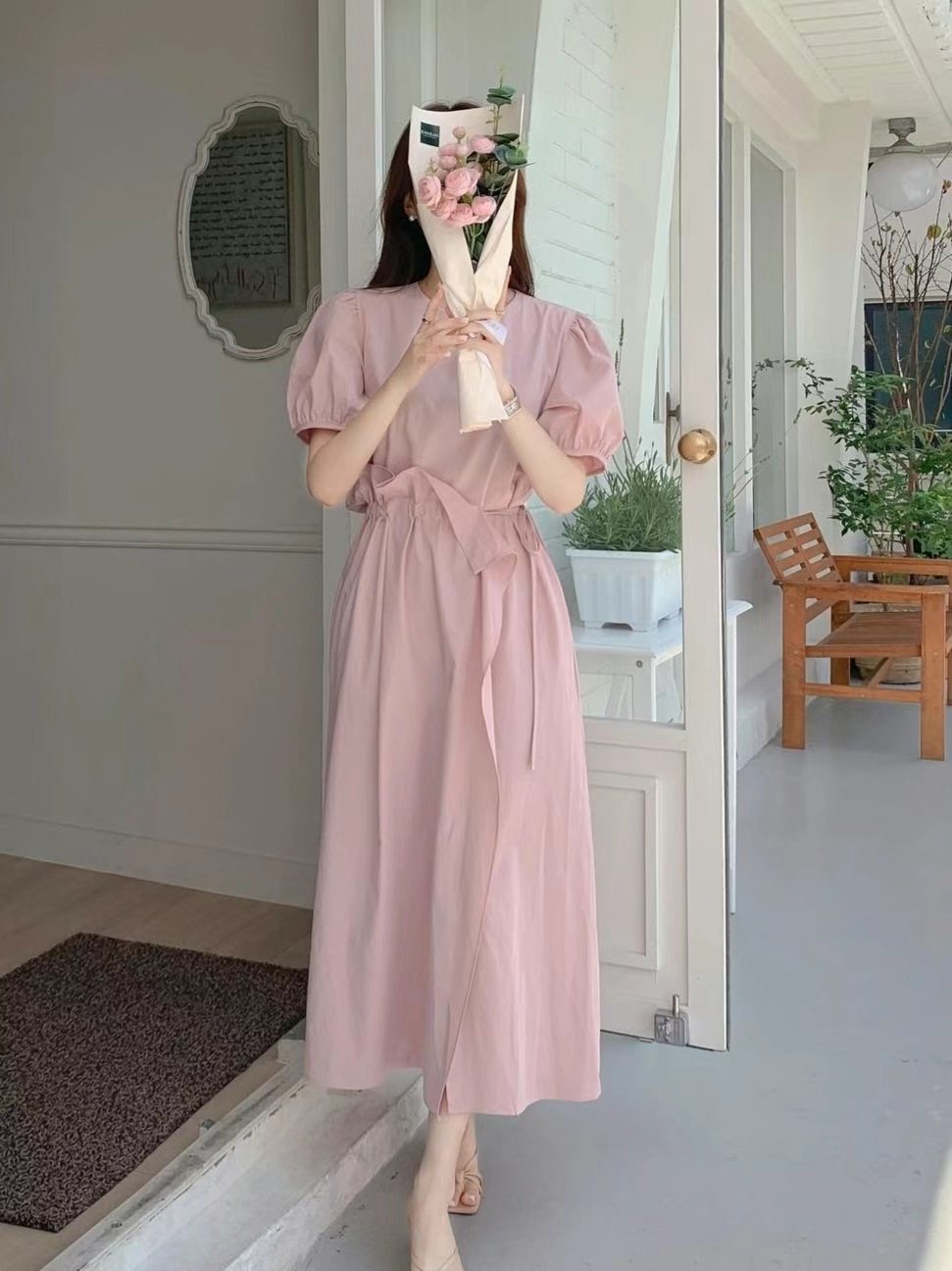GOBSLMURI-곱슬머리-T直郵韓國代購㊣女裝新品25春夏連衣裙GOBSLMURI-2件起連衣裙圖色2