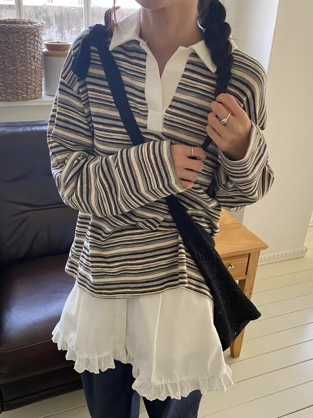 BEAGLE韓國直郵㊣東大門實拍女裝新品25春夏時尚推薦熱賣衛衣BEAGLE衛衣