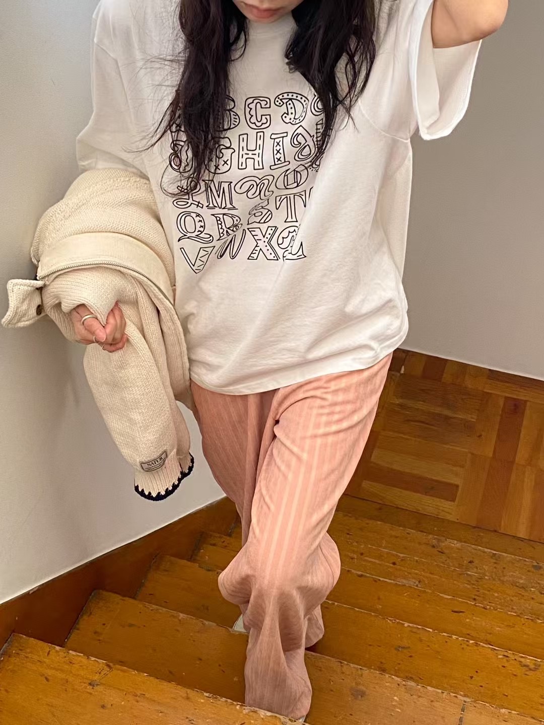 BEAGLE韓國直郵㊣女裝新品職業推薦休閑時尚25春夏人氣熱賣T恤BEAGLET恤