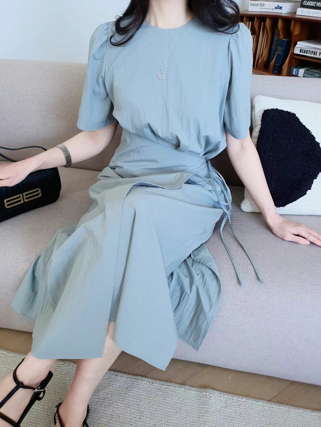 GOBSLMURI-곱슬머리-T韓國代購女士新款休閑時尚真品連衣裙GOBSLMURI-2件起連衣裙