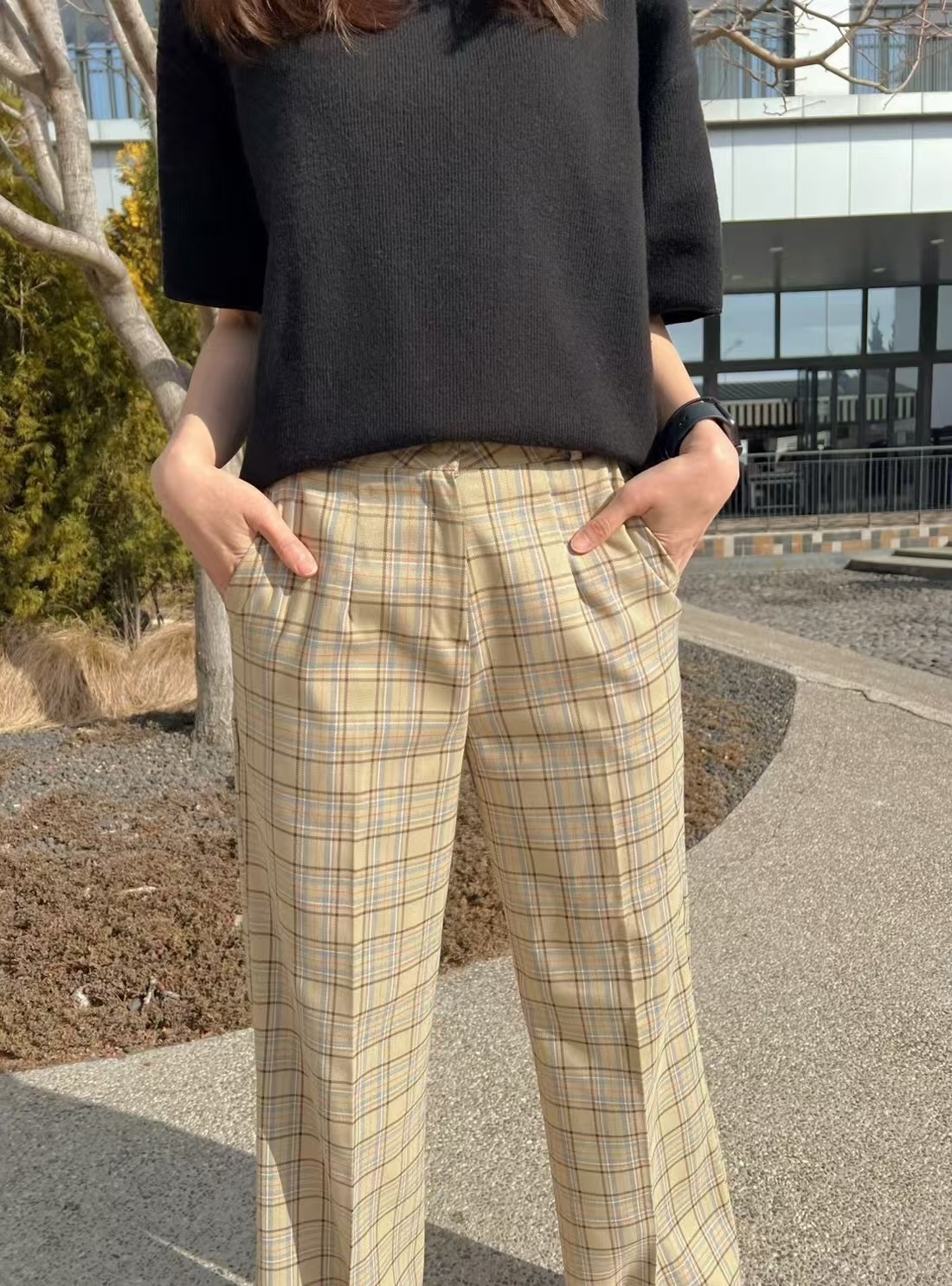 LEESA東大門代購女裝新款熱賣推薦真品人氣時尚職業休閑休閑褲LEESA休閑褲