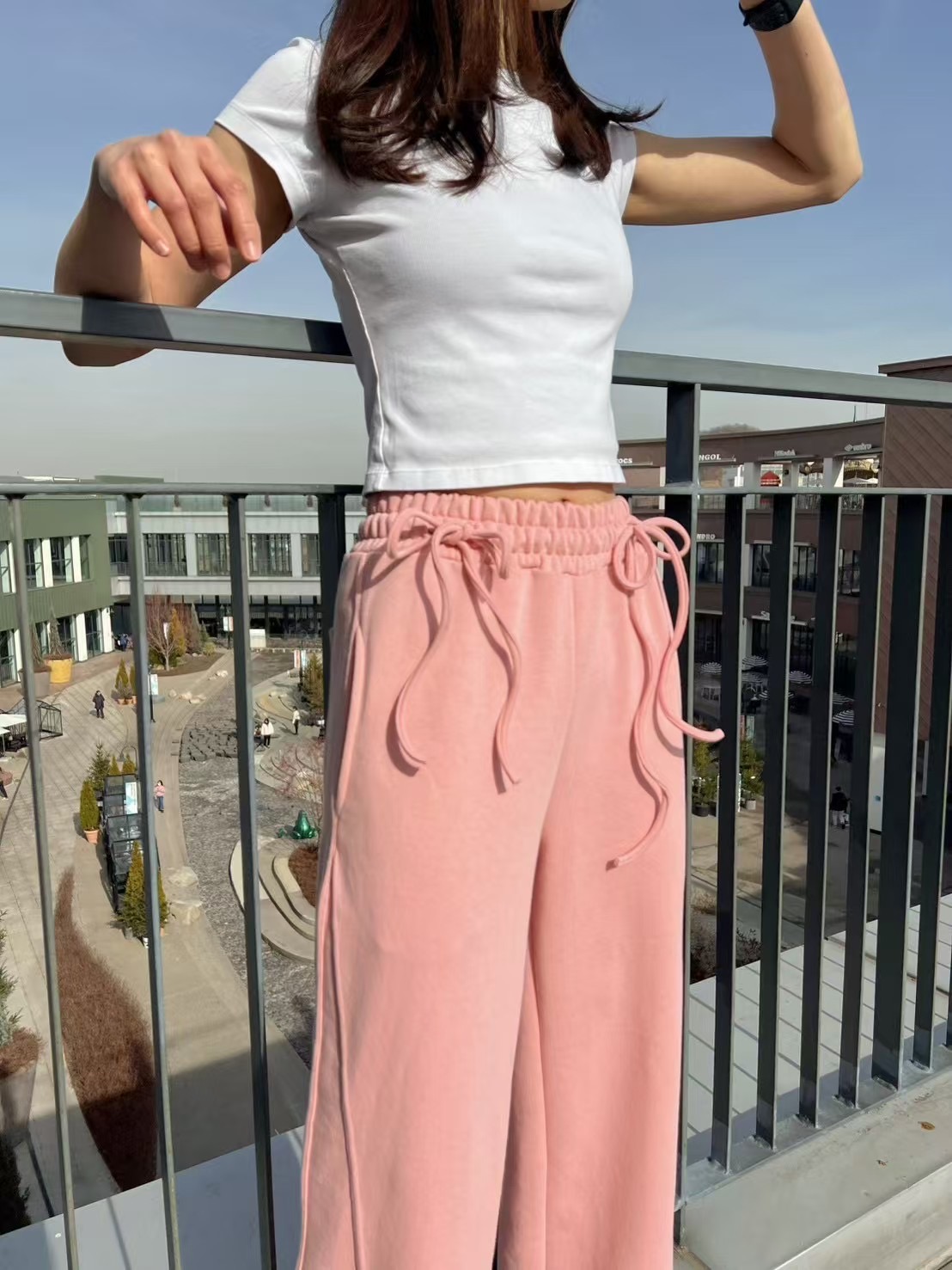 LEESA韓國直郵女裝新款真品時尚職業25春夏推薦休閑熱賣休閑褲LEESA休閑褲
