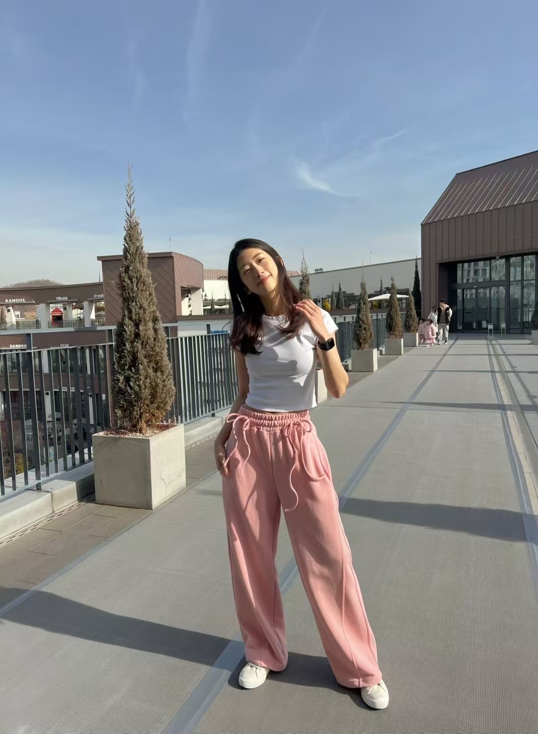 LEESA韓國直郵女裝新款真品時尚職業25春夏推薦休閑熱賣休閑褲LEESA休閑褲圖色3