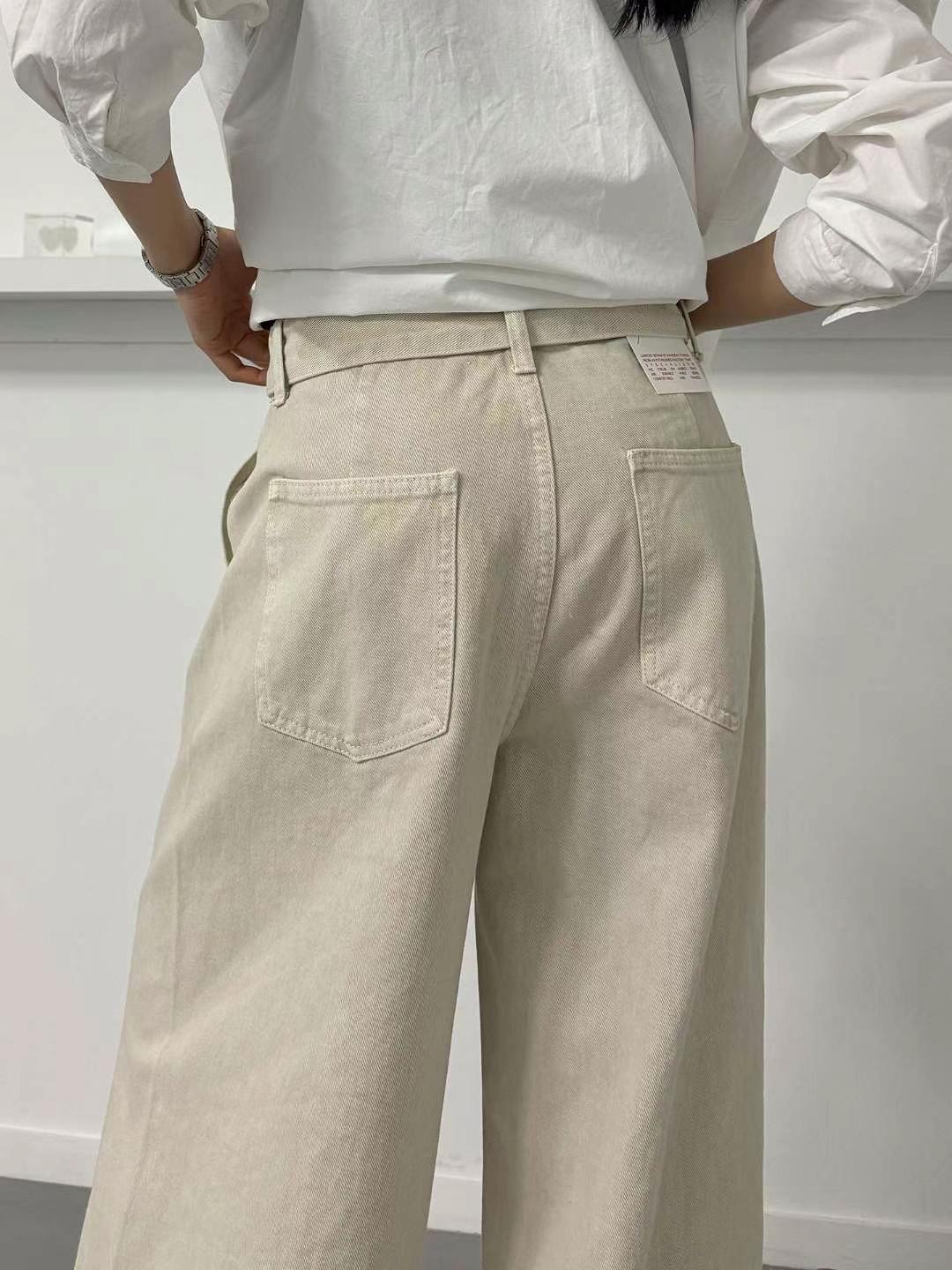 LIMITED東大門實拍女裝新品人氣熱賣職業真品25春夏牛仔褲含腰帶LIMITED牛仔褲