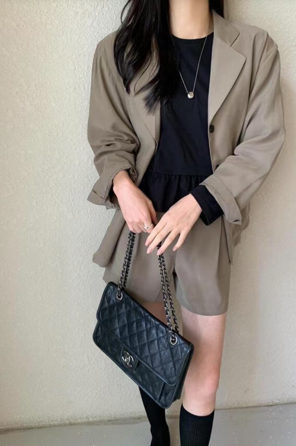 UNCOVER CUBE東大門實拍女士新款25春夏休閑職業推薦時尚套裝LALAGIRL套裝