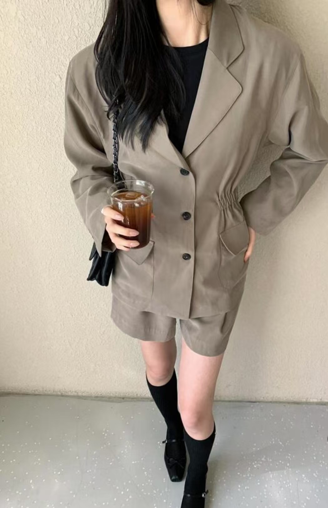 UNCOVER CUBE東大門實拍女士新款25春夏休閑職業推薦時尚套裝LALAGIRL套裝