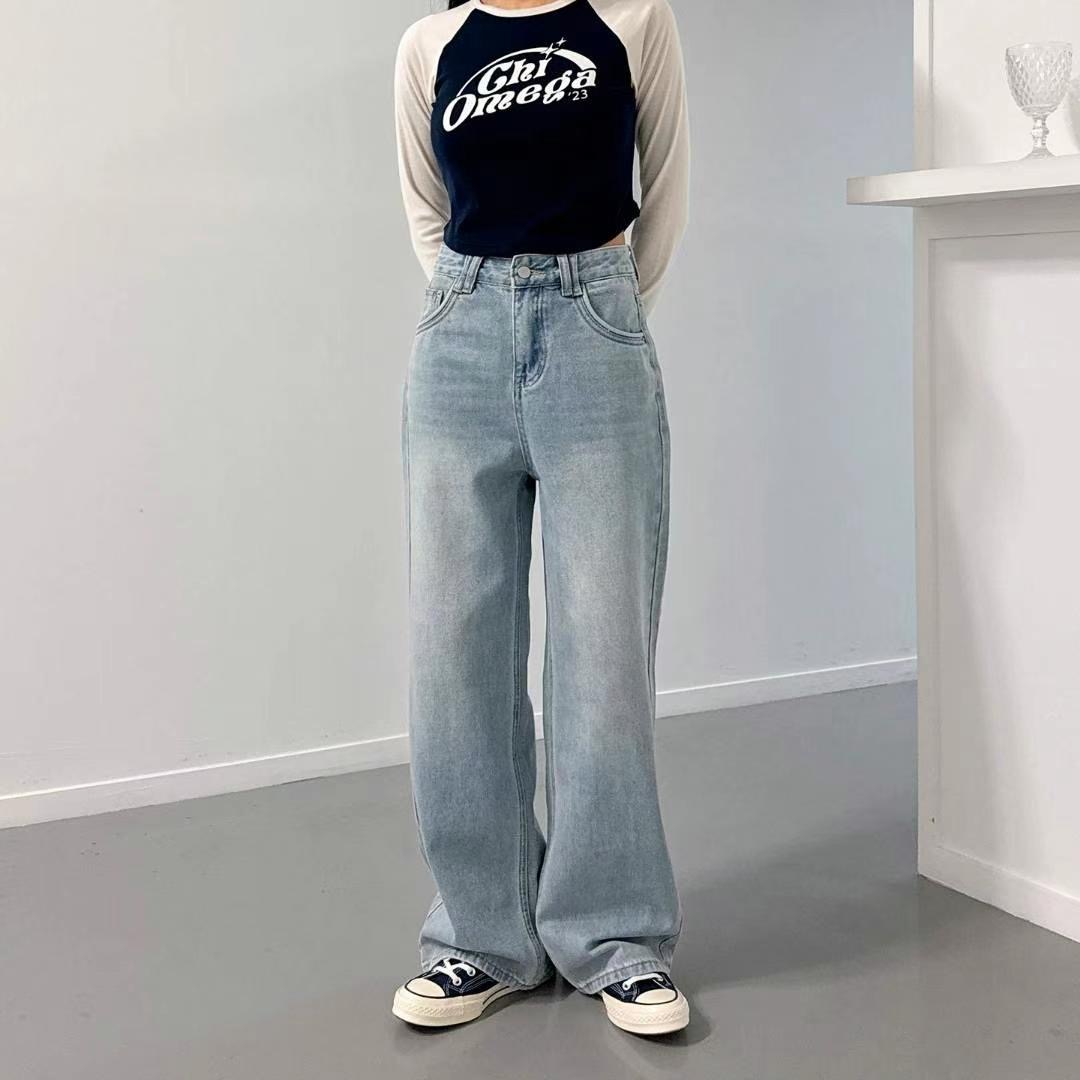 LIMITED韓國代購女裝新款休閑人氣推薦時尚熱賣職業25春夏牛仔褲LIMITED牛仔褲