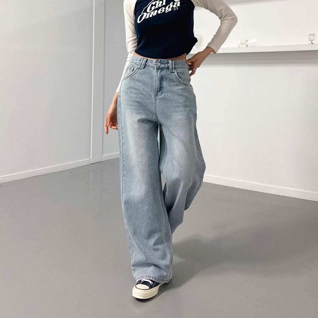 LIMITED韓國代購女裝新款休閑人氣推薦時尚熱賣職業25春夏牛仔褲LIMITED牛仔褲