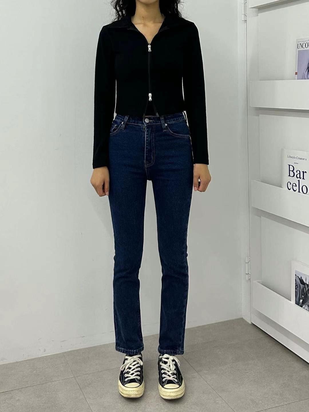 LIMITED韓國代購女裝新款真品休閑推薦熱賣職業25春夏牛仔褲LIMITED牛仔褲