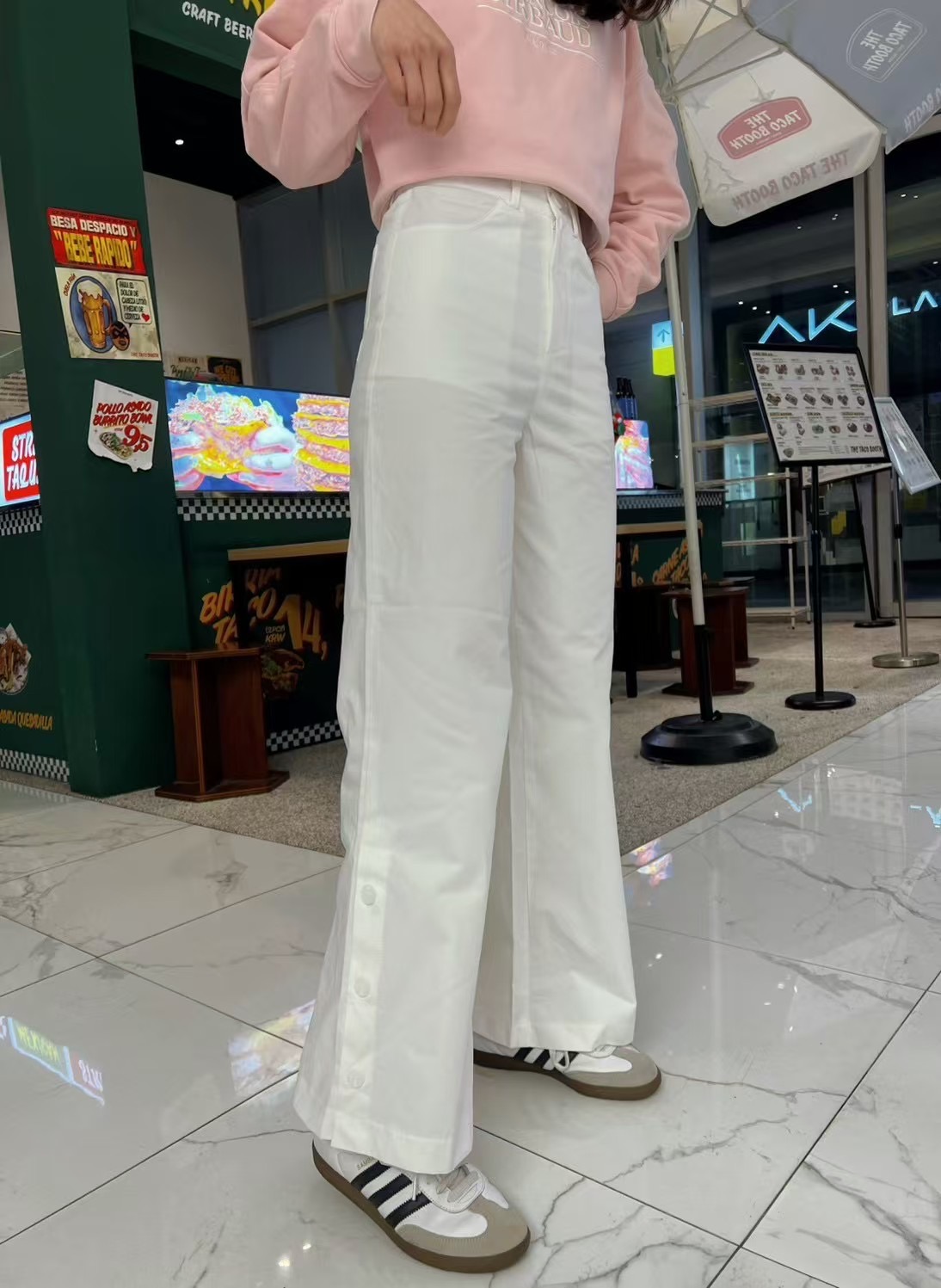 LEESA東大門直郵女裝新款熱賣休閑人氣職業推薦25春夏休閑褲LEESA休閑褲