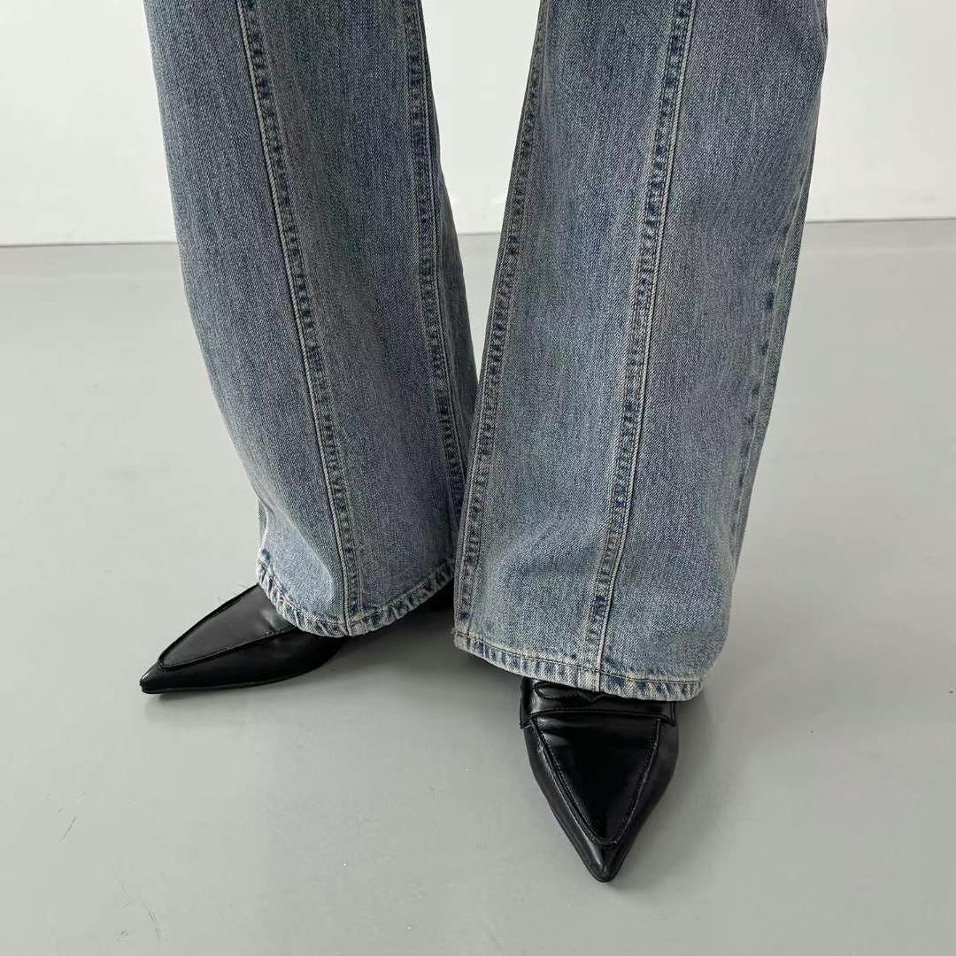 LIMITED韓國代購女士新品熱賣真品人氣25春夏推薦職業牛仔褲LIMITED牛仔褲
