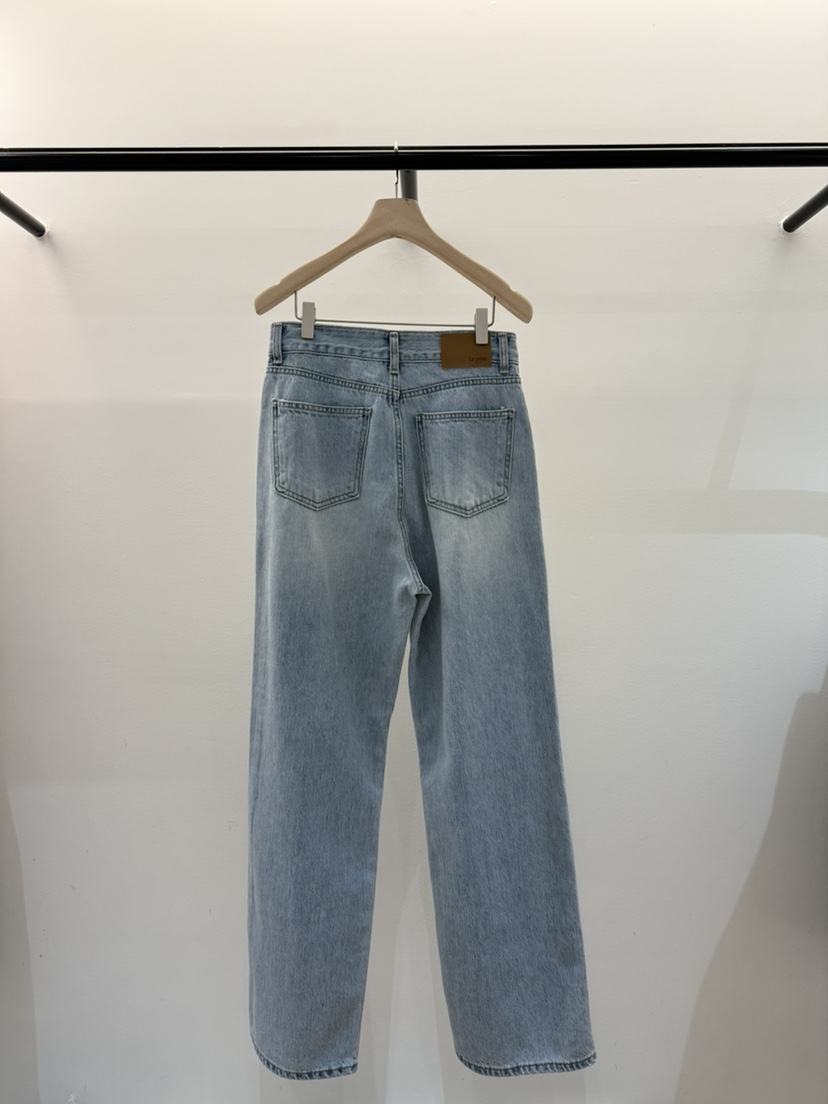 LA CREME韓國㊣直郵東大門代購女裝新品熱賣推薦時尚牛仔褲LA CREME牛仔褲