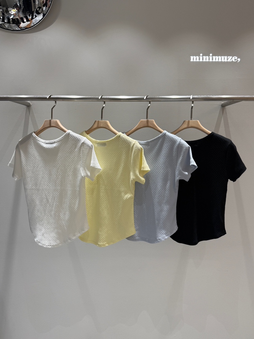MINIMUZE直郵韓國代購㊣女裝新品休閑熱賣推薦25春夏時尚T恤MINIMUZET恤