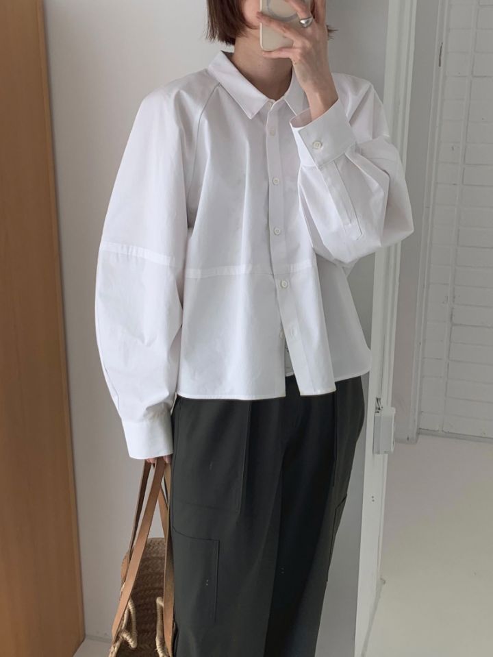 MARE韓國直郵㊣東大門實拍女裝新款休閑推薦時尚襯衫蕾絲衫MARE襯衫/蕾絲衫