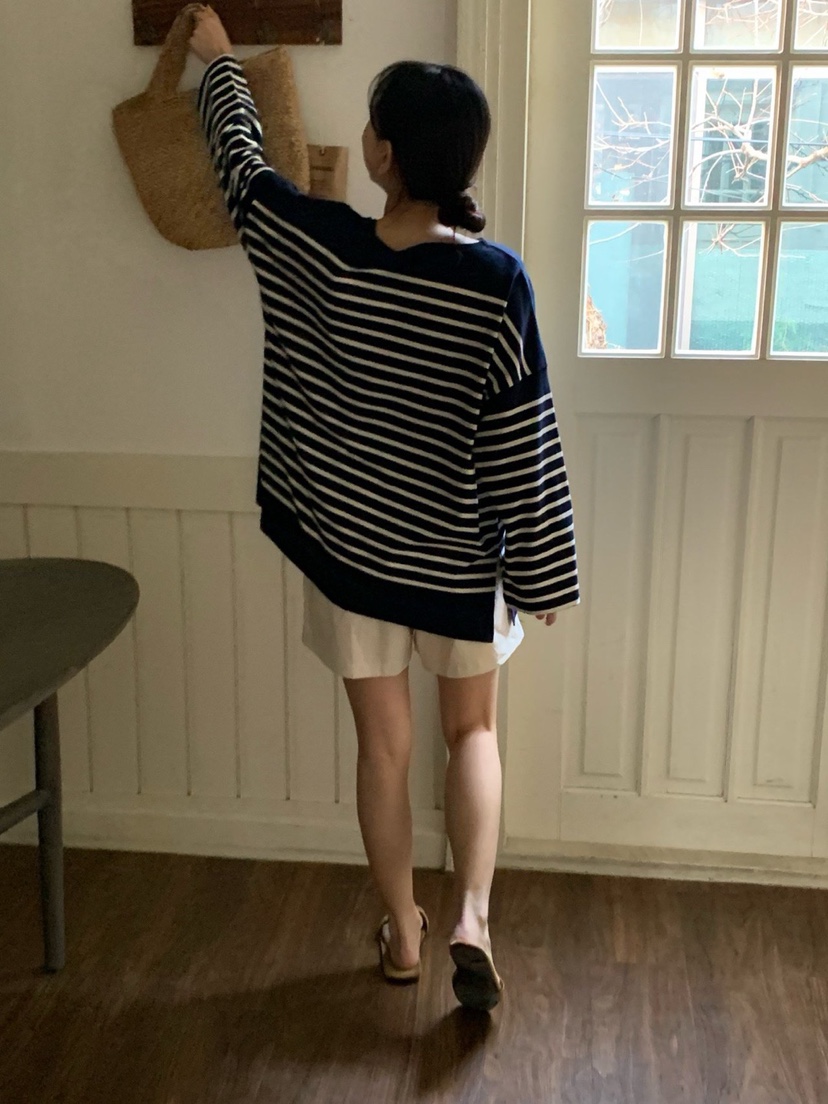 COBALT BLUE韓國直郵㊣女裝新品推薦25春夏人氣熱賣長袖T恤COBALT BLUE長袖T恤